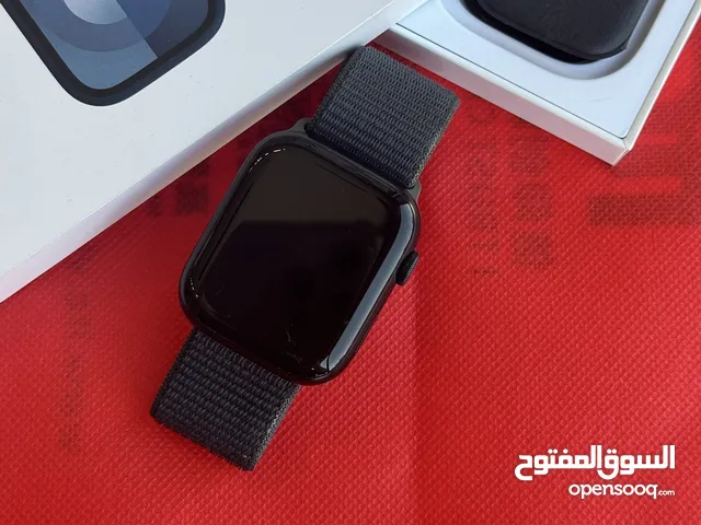 Apple watch S9 45mm بطارية 100٪ كفالة ابل 8 شهور