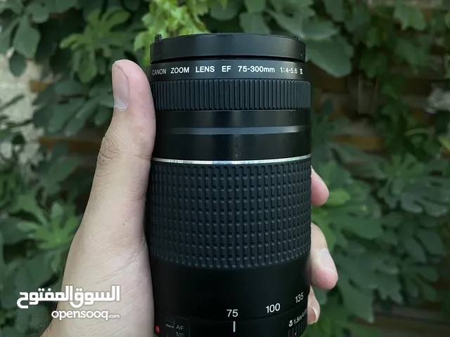 للبيع عدسه كانون 75-300