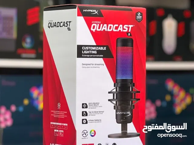 hyperx quadcast s مايك هايبر اكس كوادكاست اس جديد