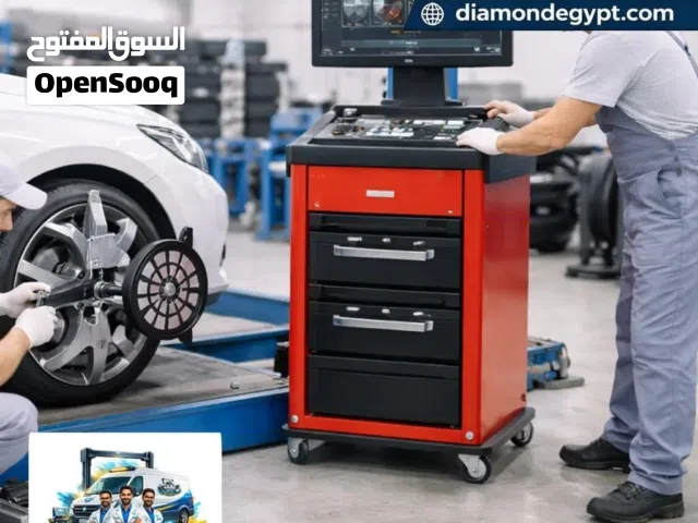 صيانة وتهيئة أجهزة ضبط زوايا العجل بأعلى دقة
