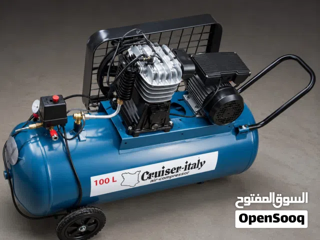كمبريسر هواء ايطالي 100 لتر مستخدم بحالة الوكاله