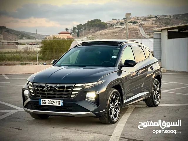 هونداي توسان N-Line /2022 فل الفل فتحة سقف بانوراما 2x4 ///240Hp ( Haybrid) 1600cc