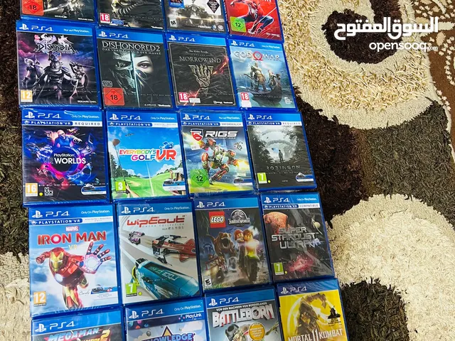 سيديات ألعاب بلاسيتشن 5/4 (جديد)