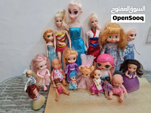 تشكيلة عرائس رائعة بألوان وأحجام متنوعة.. هدية العيد المثالية لإسعاد أطفالك بجمال مبهر