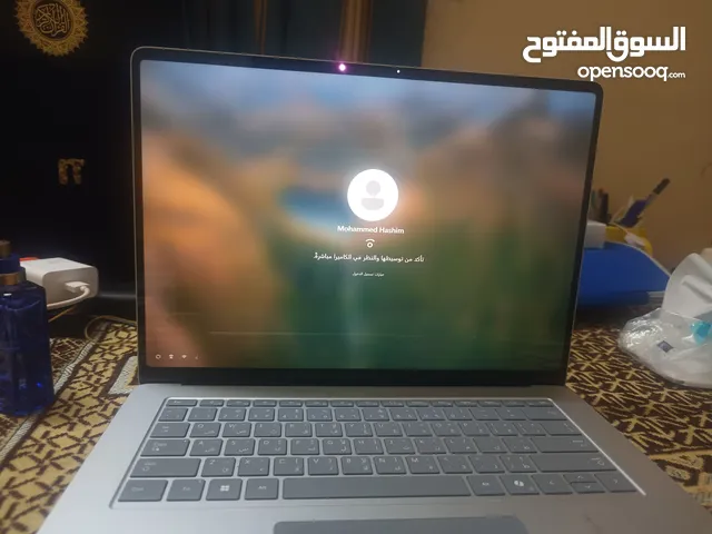 لابتوب مايكروسوفتmicrosoft surface laptop 7th edition snapdragon استعمال لعدة أشهر شاشة لمس،13.8بوصة