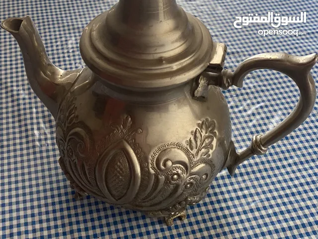 إبريق الشاي من الفضة الاصلية