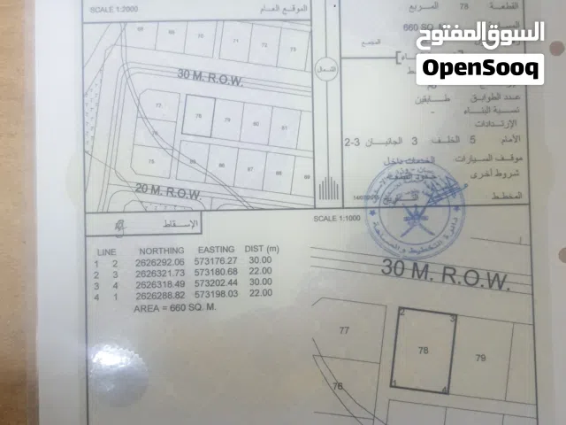 Residential Land for Sale in Al Batinah Barka