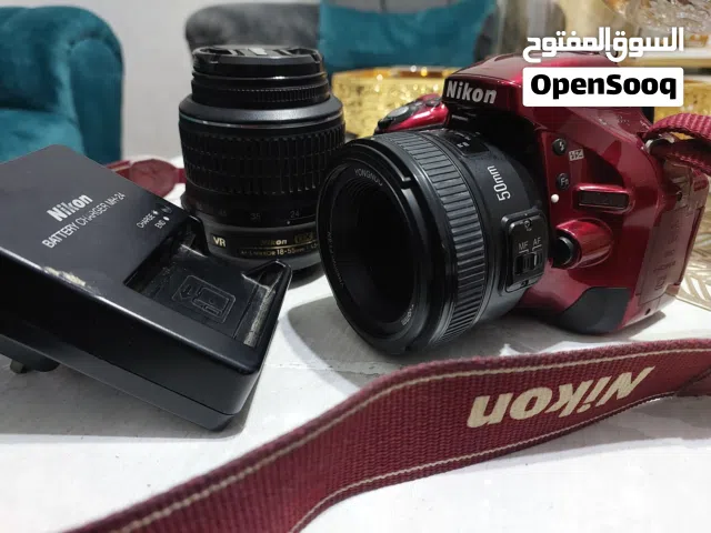 كاميرا Nikon D5200 DSLR Camera احترافية + عدستين (50mm f/1.8 + 18-55) بسعر مغري