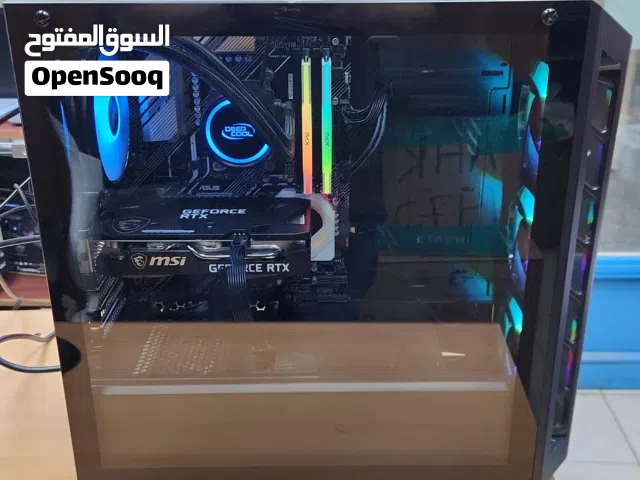 للبيع بي سي جيمنق Amd ryzen 5 3600 xt256M.2 ssd+1TB /16Ram/3050 8 GB RTX كالجديد
