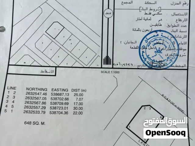 Residential Land for Sale in Al Batinah Suwaiq