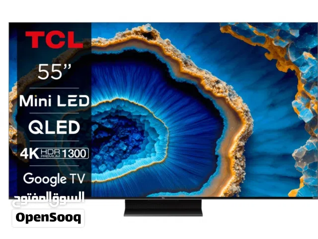 TCL 55" Android Smart QD-Mini LED TV - 4K, 55C805