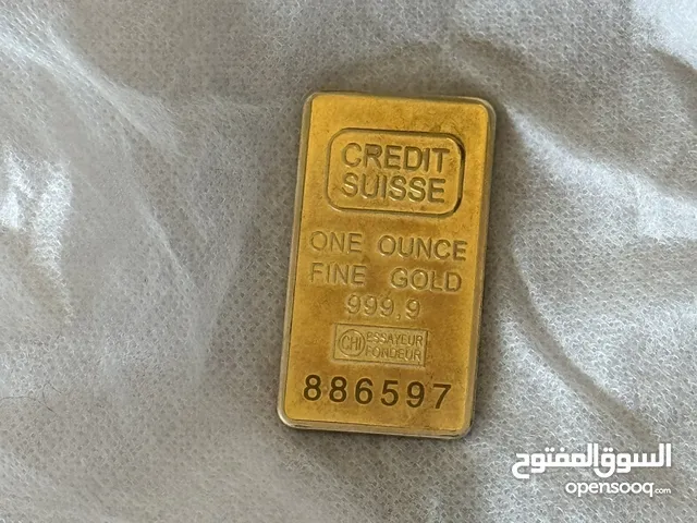 شبه سبيكة اونصة ذهبية وزن 31