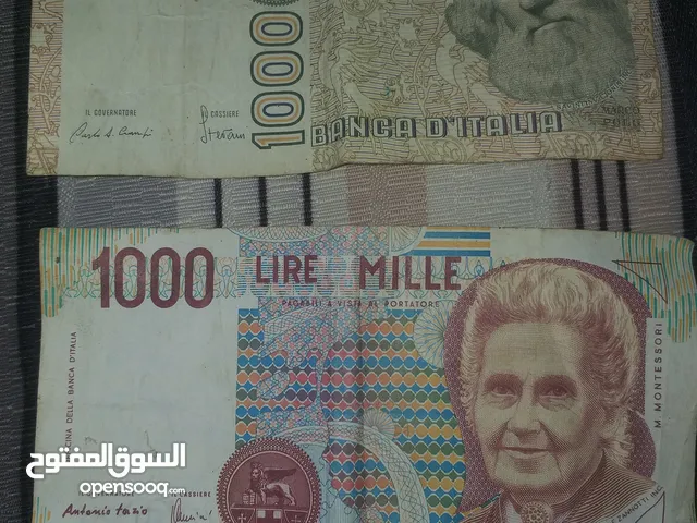 عملات ورقية ايطاليا و سلطنة عمان