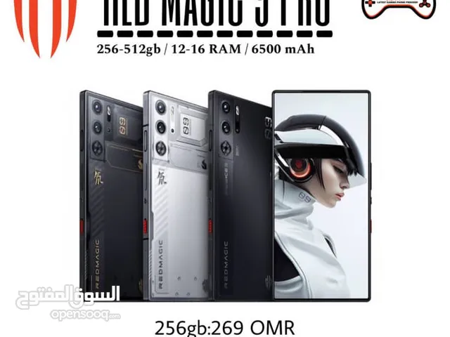 New red magic 9 pro 256/12 GB 269 OMR and 512/16 GB 320 OMR