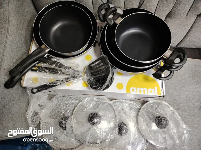 طقم طبخ المنيوم 12 قطعه amal