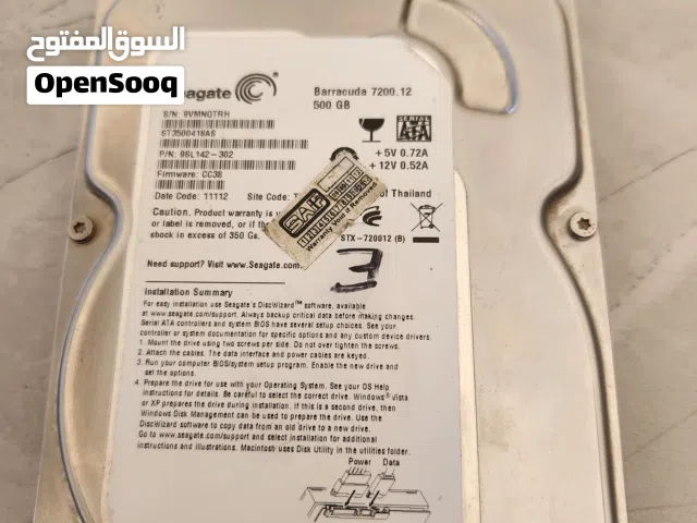 Barracuda 7200.12. 500GB hhd 500GB