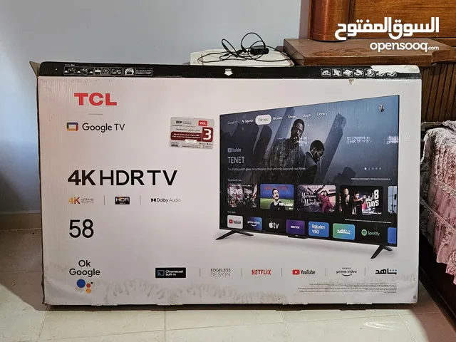 شاشة Tcl حجم 58 k4 حقيقي