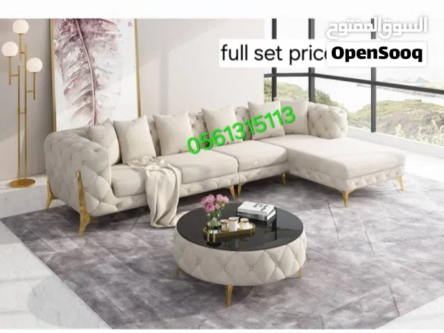 طقم كنب نظيف وجاهز للاستخدام – Elegant Design, Great Condition, Best Value
