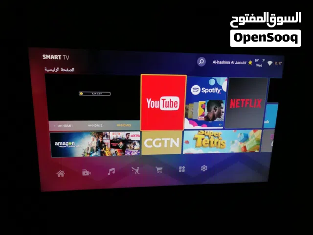 شاشة A-TEC حجم 58 معها ريسيفر نوع لايون