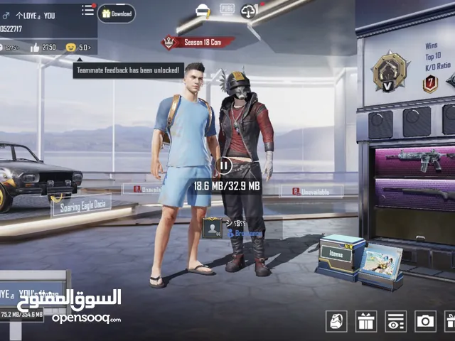 حساب ببجي للبيع