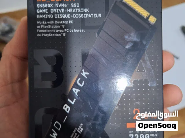 WD_BLACK SN850X 2TB NVMe SSD with Heatsink