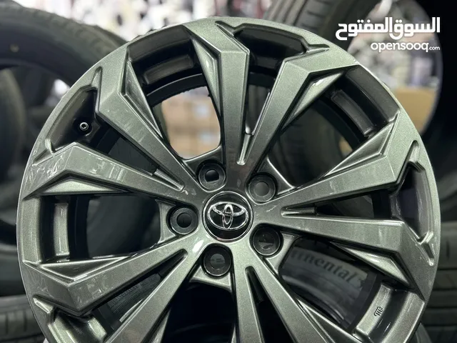 :-جنط تويوتا أصلي بحالة الوكالة :-قياس “18”