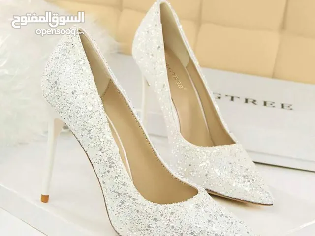 حذاء عروس كعب جديد او للمناسبات