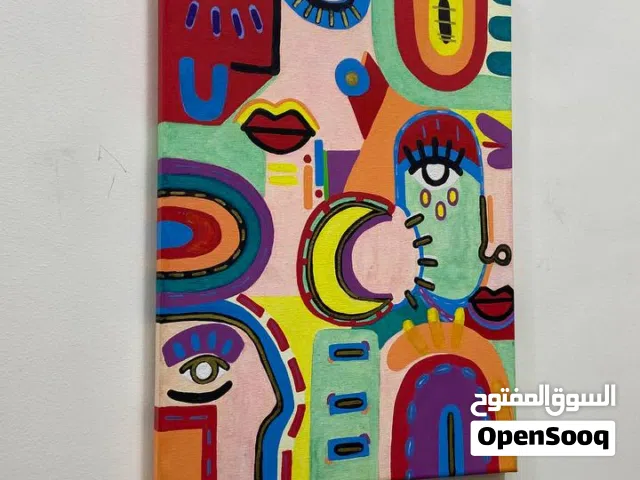 لوحة فنية مناسبة لديكور المنزل والغرف ومناسبة للإهداء والاقتناء،بطابع ملفت وحيوي