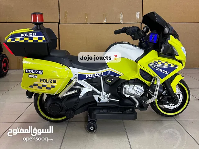 MOTO BMW POLICE ÉLECTRIQUE 12V عرض خااااااص Batterie 12V. 2 Grand Moteur