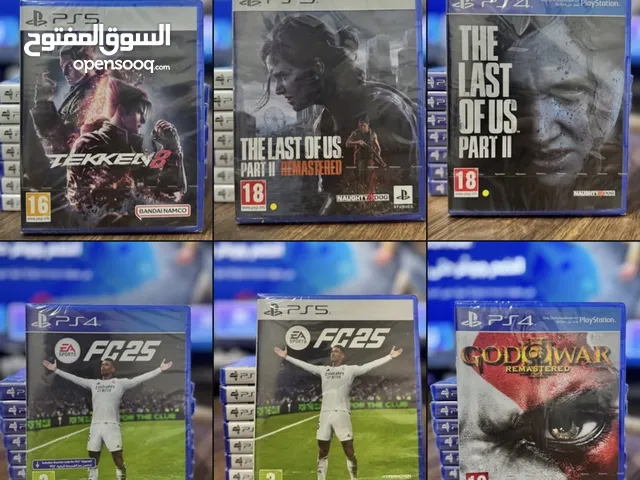 اشرطة ps4/ps5 جديده، بأقل الاسعار.