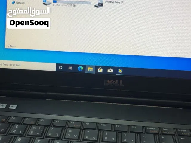 لابتوب dell latitude /256gb/4ram حجم الشاشة 15.6