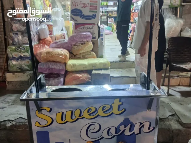 عرباية ذرة (بسطة) مع كامل معداتها مستعمل شبه جديد بسعر 80