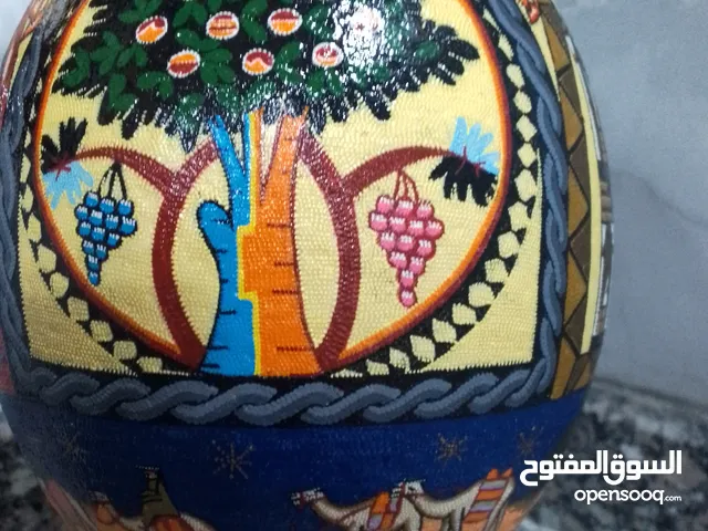 رسم ونقش عابيض النعام