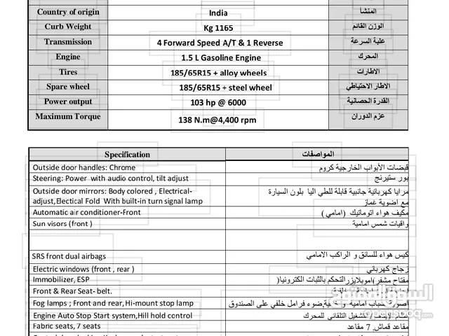Used Suzuki Ertiga in Mafraq