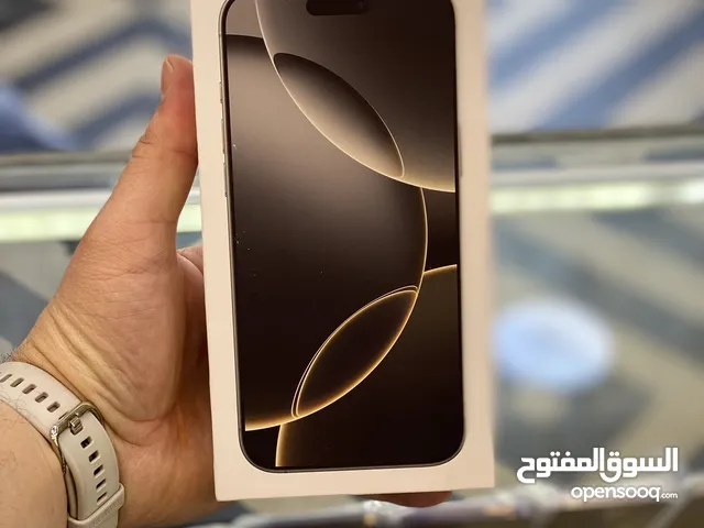 Iphone 16 pro max 256 new new //// ايفون 16 برو ماكس 256 جيجا جديد مسكر بالكرتونة اقل سعر بالاردن