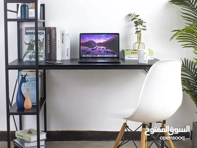 مكتب دراسي مكتب موظف مستورد معدني مكتب مع ارفف Desk Table مكتب بتصميم عصري قوي مع ضمان جودة