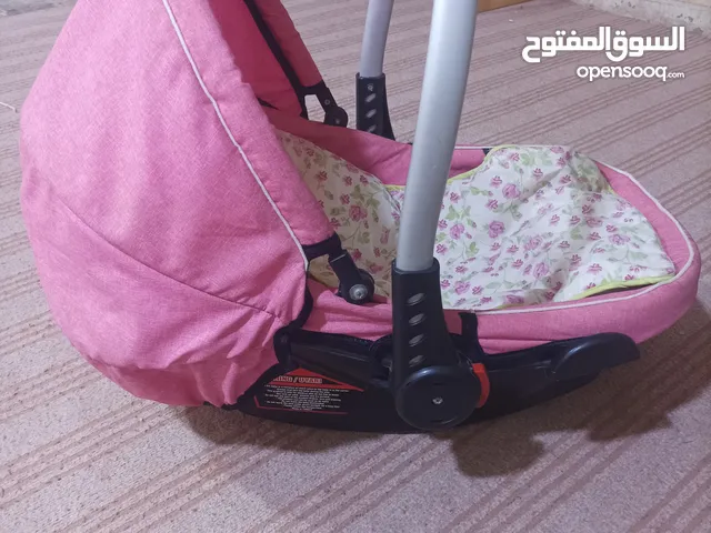 كرسي طفل متحرك يدوي مع حامل يده