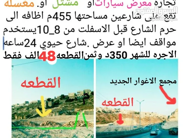 Commercial Land for Rent in Irbid Mojamma' Al Aghwaar Al Jadeed