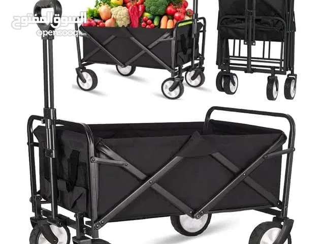 Heavy-Duty Folding Utility Wagon – Perfect for Kuwait Shopping & Outdoor Use