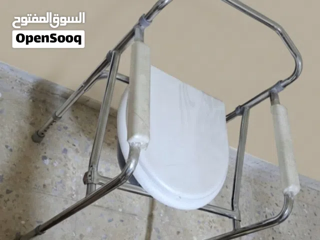 كرسي حمام طبي متحرك متنقل ( جديد )