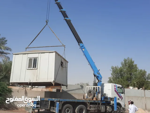ونش رافعه تريله نقل غرفه جاهزه ونش دبل سطحه ونش