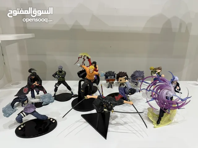 (Anime figuers. Zoro luffy gojo hinata sanji kakashi obito Naruto Sasuke tanjiro itachi