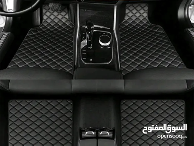 طقم أرضية للسيارة car floor mats set غطاء التروس السليكون silicon gear sleeve غطاء فرامل اليد