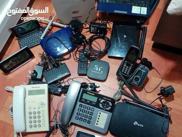 للبيع راوتر متنقل و منزلي ، تليفون أرضي ، تفي بوكس