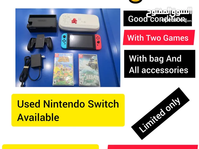 switch and bag and games all accessories available