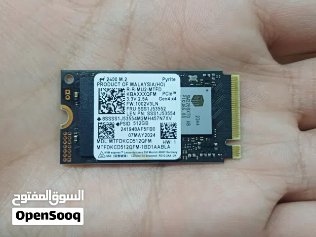 Micron SSD M.2 NVME 2400 512gb Gen4