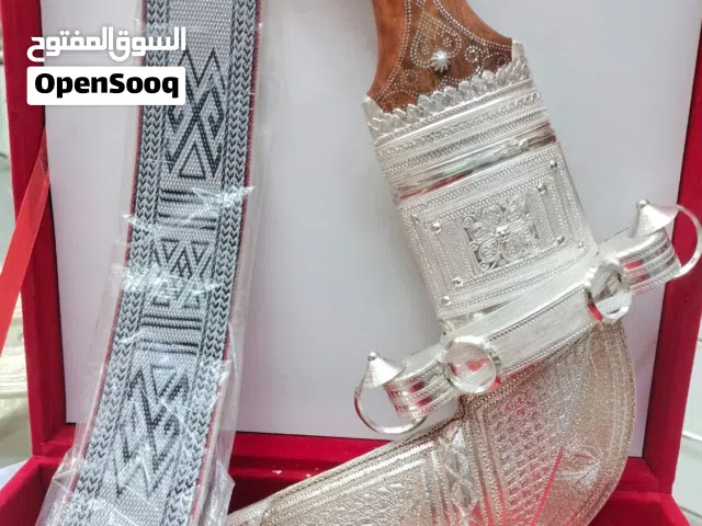 خنجر عمانيه فضه خالص مقاس 6