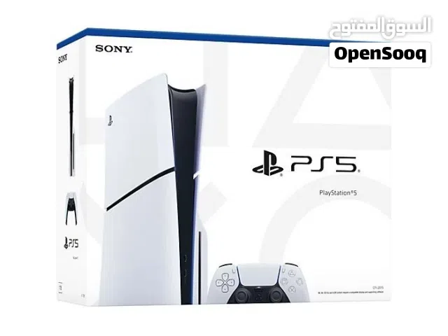 PS5 Slim Disc Edition 1TB , middle east edition with 1 year replacement warranty , available Now