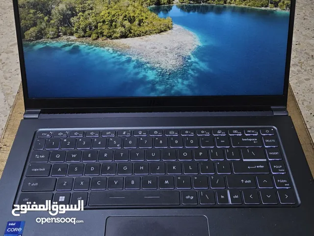 laptop MSI I7   لابتوب بمعالج الجيل الحادي عشر 1tb ssd intel I7 g7 مستعمل