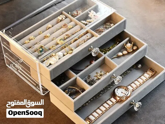 منظم إكسسوارات أكريليك3 دور حجم كبير